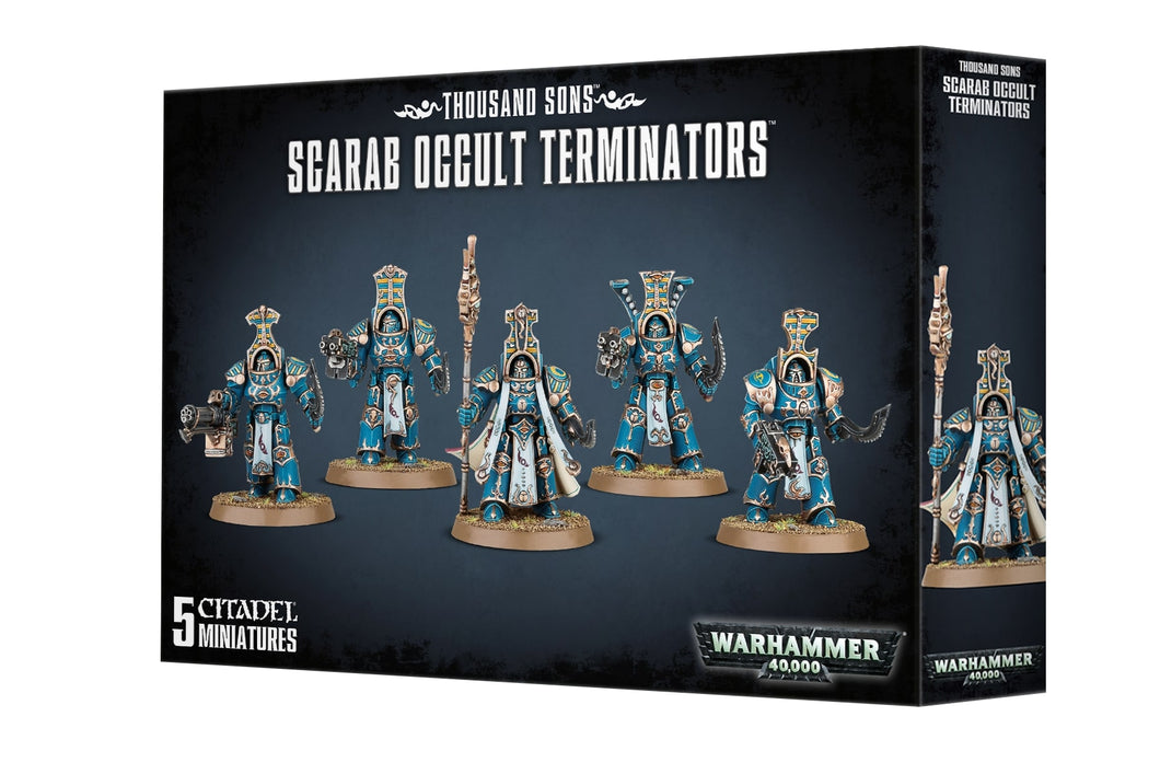 40k - Thousand Sons Scarab Occult Terminators