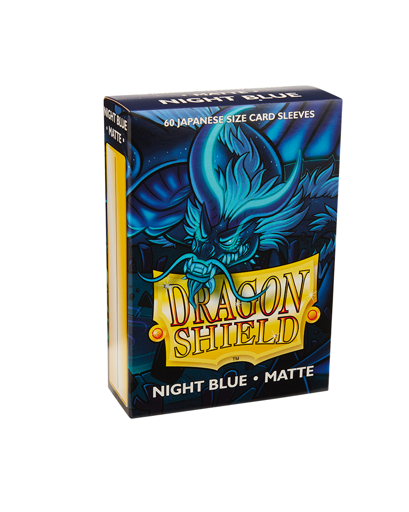 Dragon Shield - 60 Japanese Matte Night Blue Sleeves