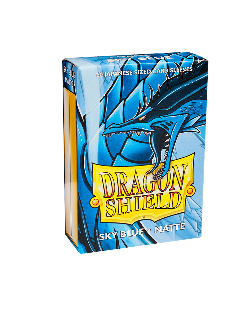 Dragon Shield - 60 Japanese Matte Sky Blue Sleeves