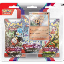 Load image into Gallery viewer, Pokemon TCG - Scarlet &amp; Violet 3-Pack Booster
